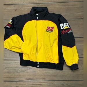 Men’s Racing Champions Apparel Vintage Ward Burton CAT NASCAR Racing Jacket